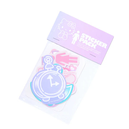 GIRL x Hello Kitty 50th Decal Stickers 6 Pack