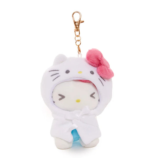 Hello Kitty Frightened Plush Mascot Keychain