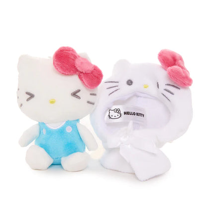 Hello Kitty Frightened Plush Mascot Keychain