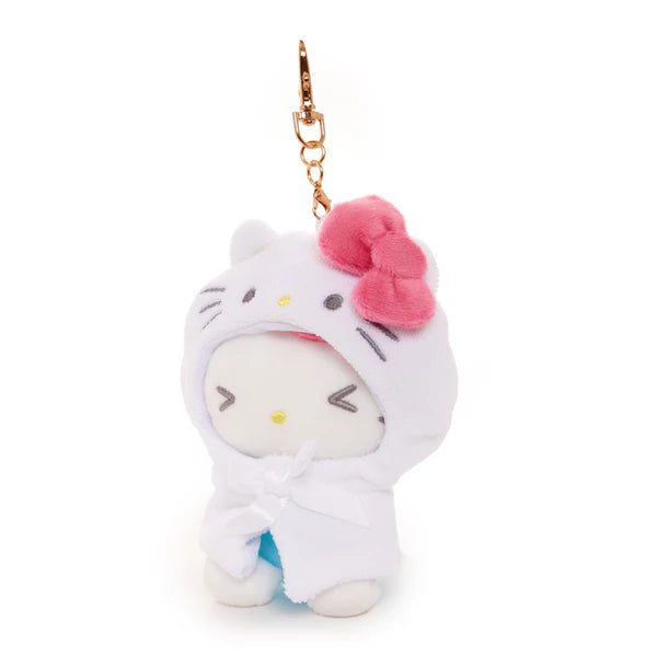 Hello Kitty Frightened Plush Mascot Keychain