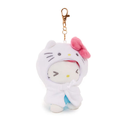 Hello Kitty Frightened Plush Mascot Keychain