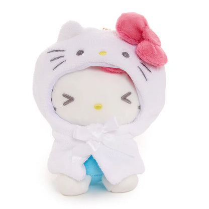 Hello Kitty Frightened Plush Mascot Keychain