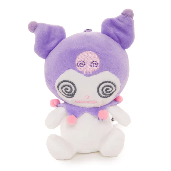 Kuromi Frightened Plush Mascot Keychain