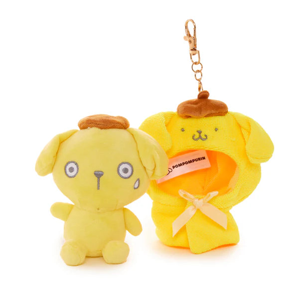 Pompompurin Frightened Mascot Clip On Plush