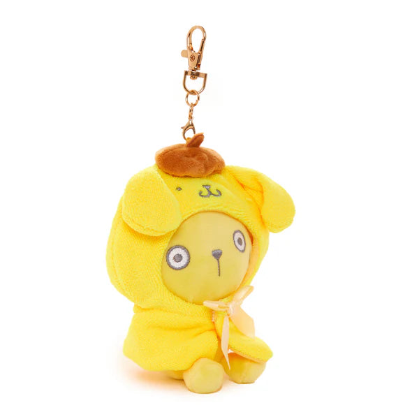 Pompompurin Frightened Mascot Clip On Plush