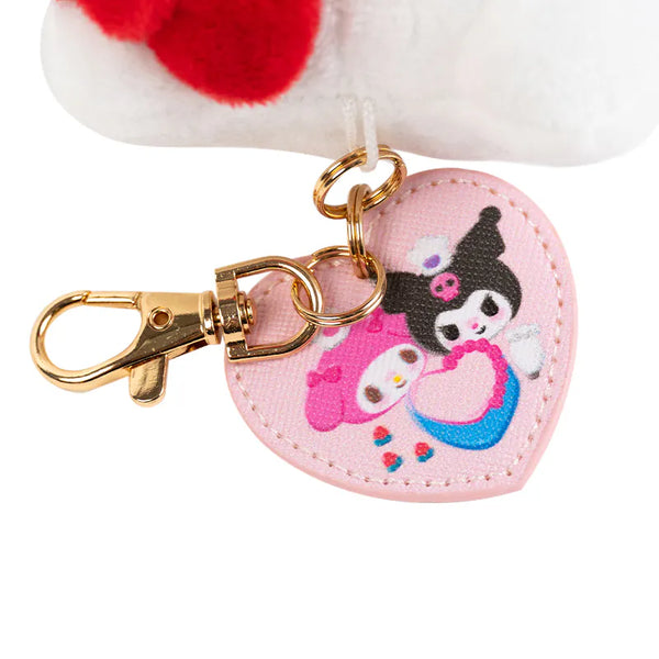 Hello Kitty 50th Anniversary Pink Gingham Mascot Clip On