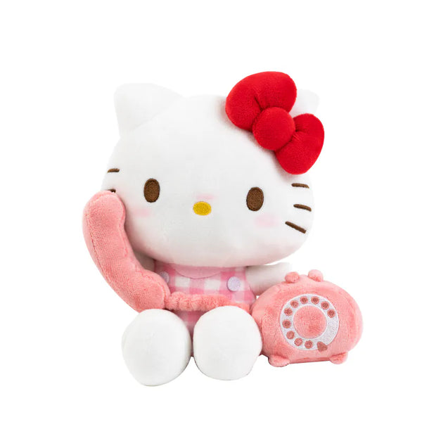 Hello Kitty 50th Anniversary Pink Gingham Plush