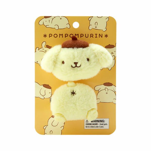 Pompompurin Oshiri Puri Puri Purin Hair Clip Set