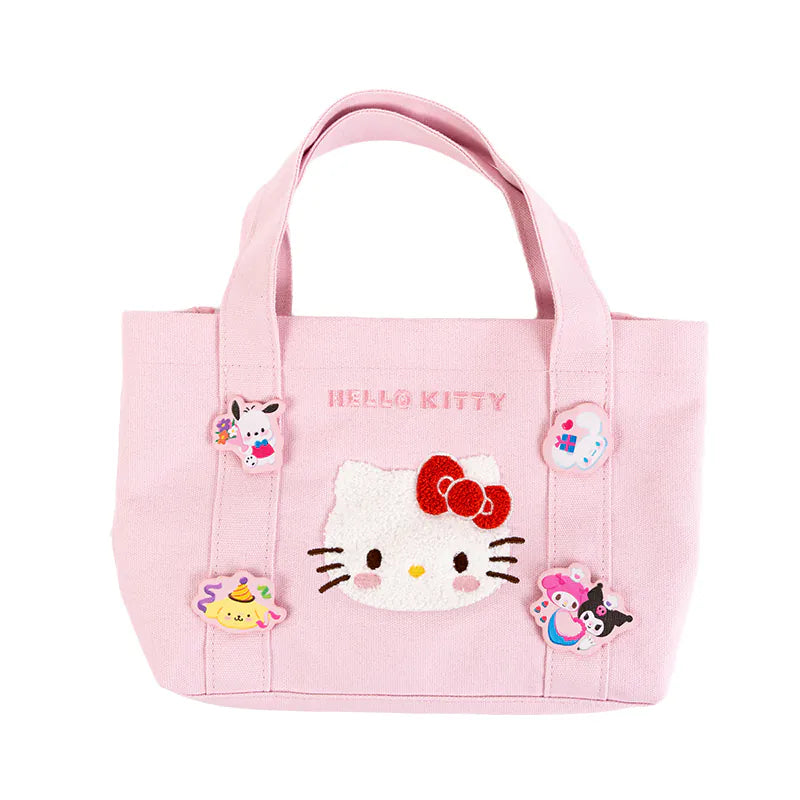 Hello Kitty 50th Anniversary Pink Gingham Tote Bag