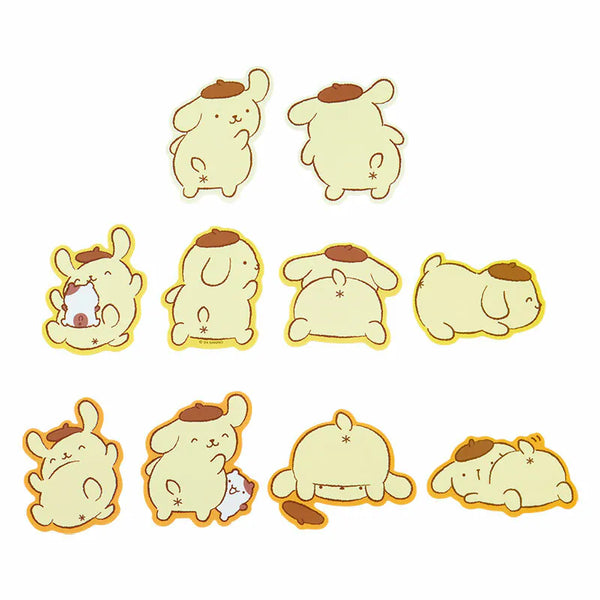 Pompompurin Oshiri Puri Puri Purin 10-pc Sticker Pack