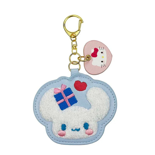 Hello Kitty 50th Anniversary Pink Gingham D-Cut Keyring Blind Box