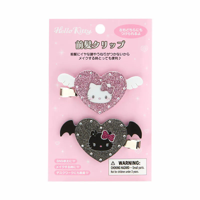 Hello Kitty Angel Devil TK Hair Clip Set