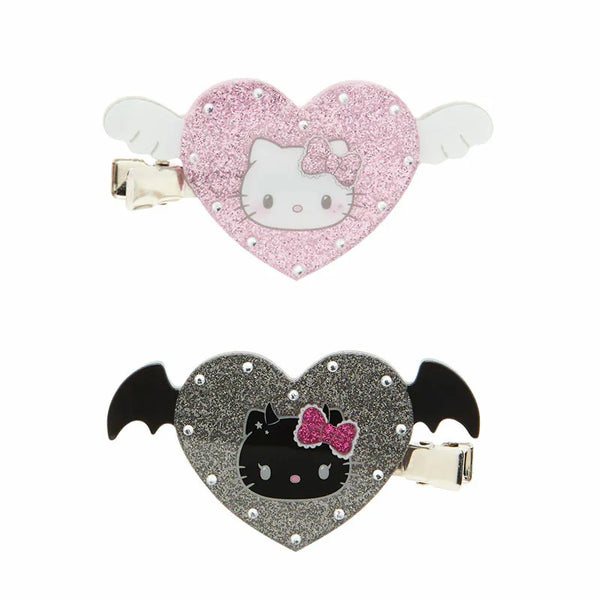 Hello Kitty Angel Devil TK Hair Clip Set