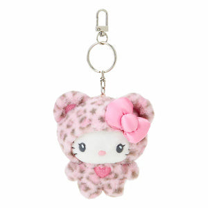 Hello Kitty Pink Gal Kuma Keychain with Mascot