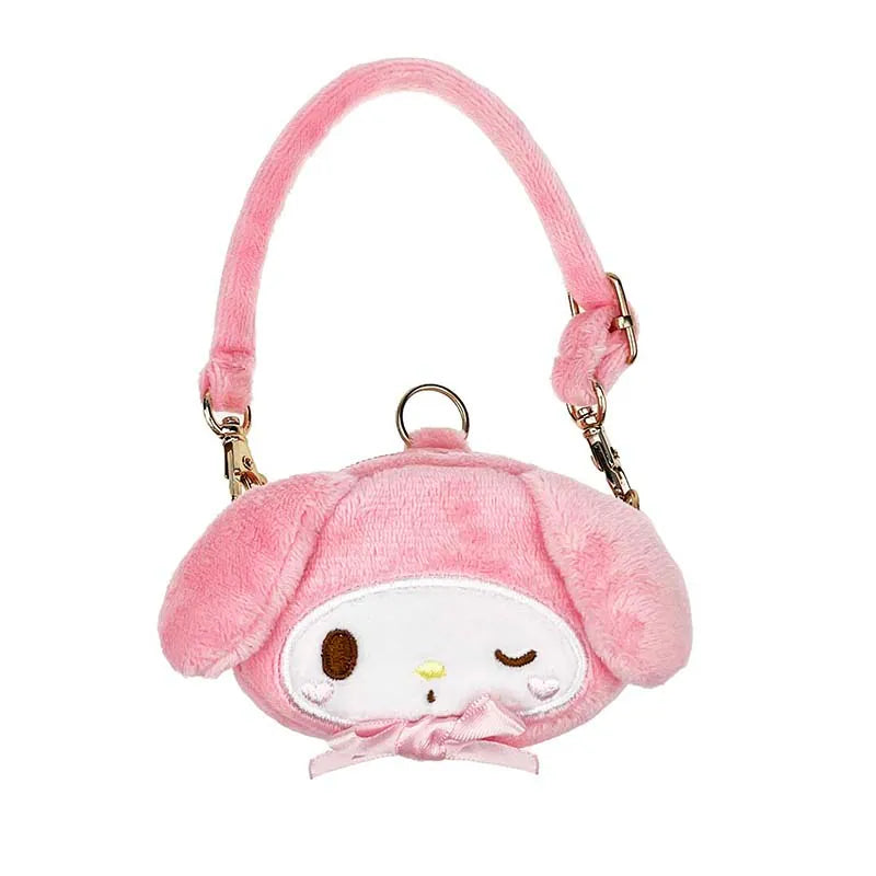 My Melody Boa Plush Diecut Purse