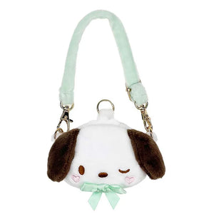 Pochacco Boa Plush Diecut Purse