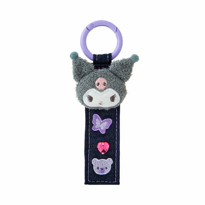 Kuromi Denim Keychain