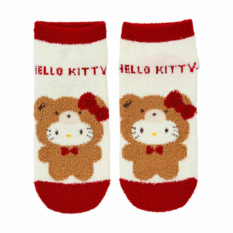 Hello Kitty Red Adult Bear Socks