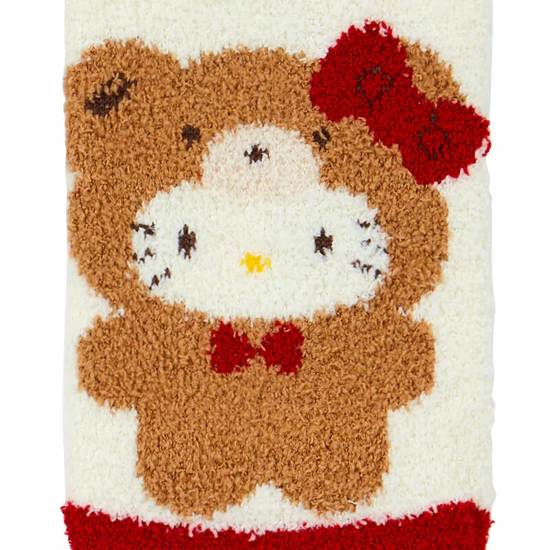 Hello Kitty Red Adult Bear Socks