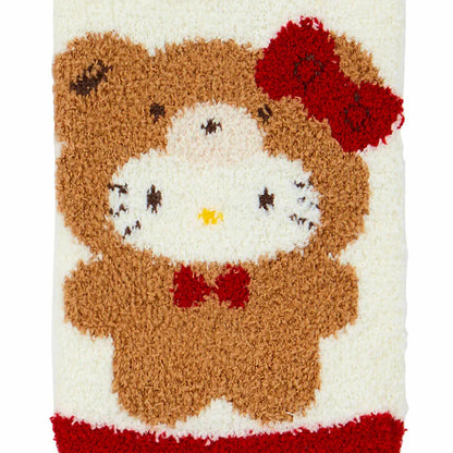 Hello Kitty Red Adult Bear Socks