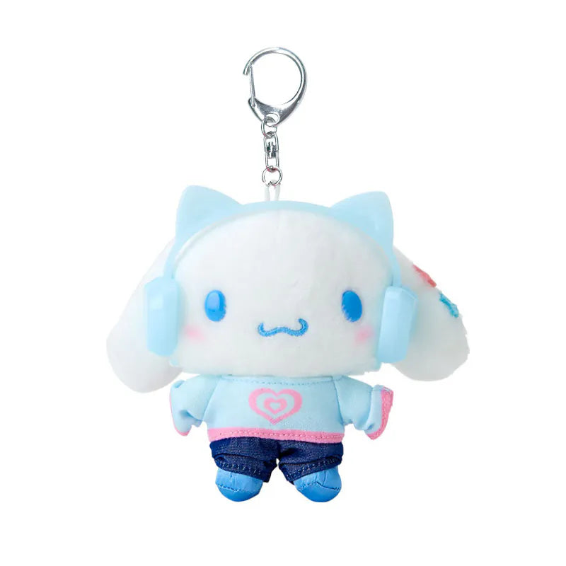 Cinnamoroll Headphones Keychain with Mascot