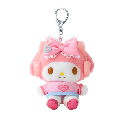 My Melody Headphones Keychain with Mascot
