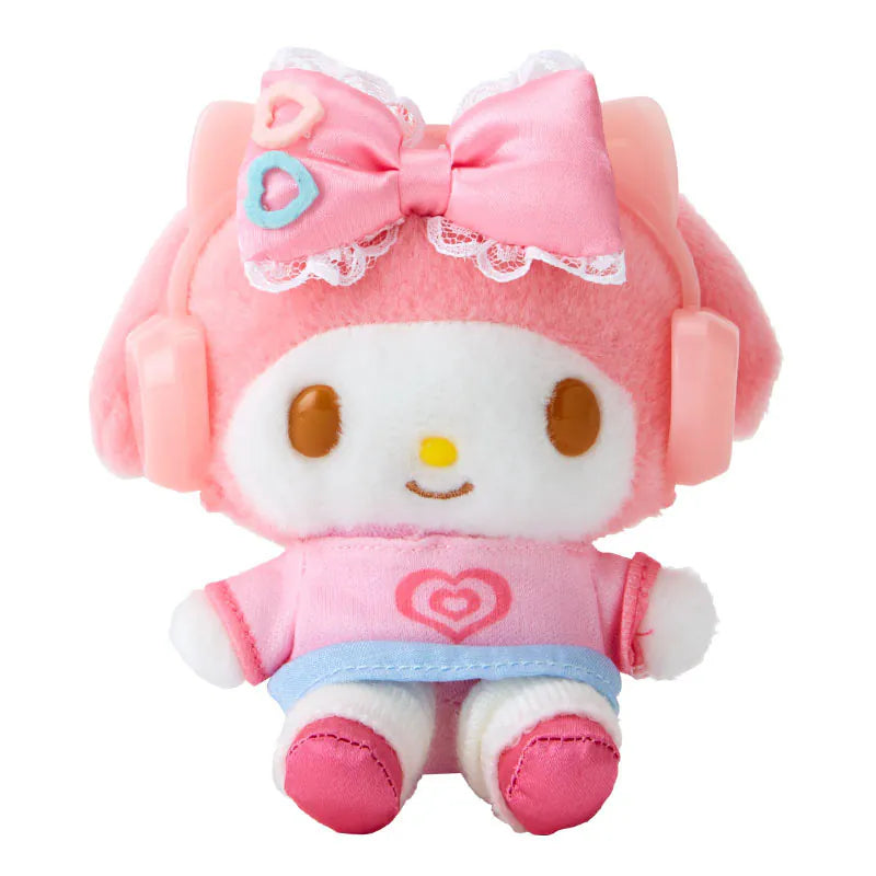 My Melody Headphones Keychain with Mascot