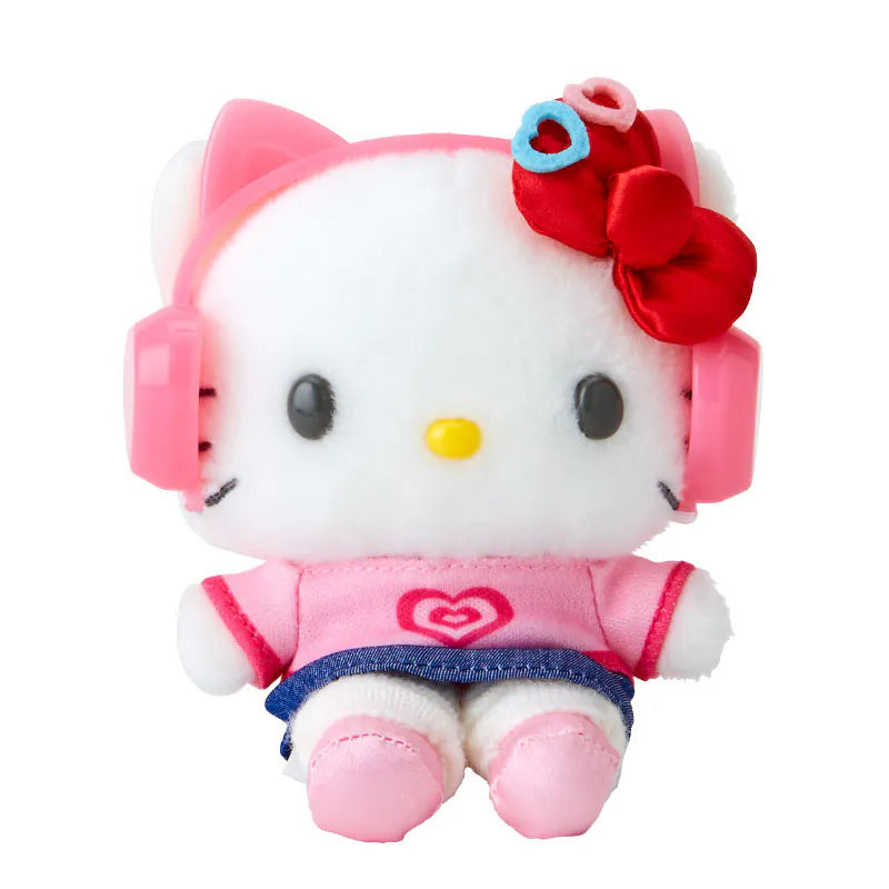Hello Kitty Headphones Keychain with Mascot