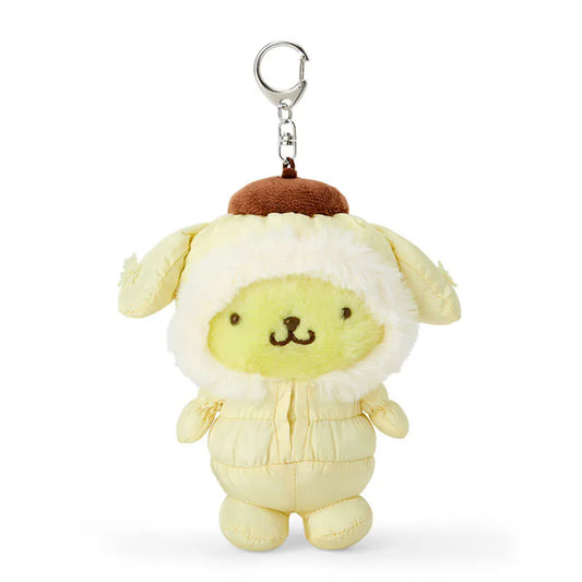 Pompompurin Winter Snowsuit Plush Mascot Keychain