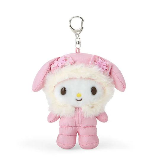 My Melody Winter Snowsuit Plush Mascot Keychain
