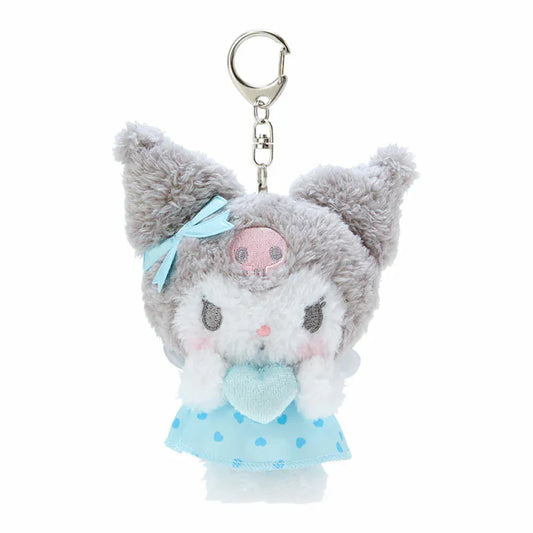 Kuromi Dream Blue Keychain with Mascot