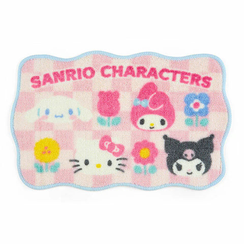 Sanrio Characters Pastel Check Rug