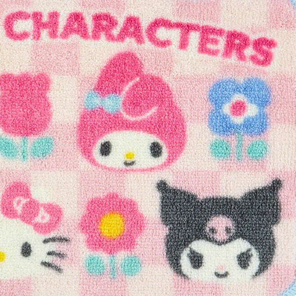 Sanrio Characters Pastel Check Rug