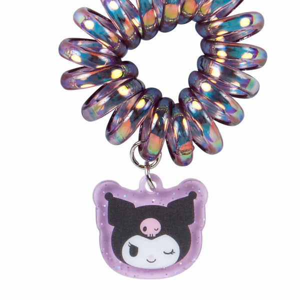 Kuromi Spiral Hair Ties (Set of 2)