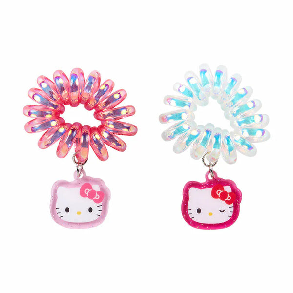 Hello Kitty Spiral Hair Ties (Set of 2)