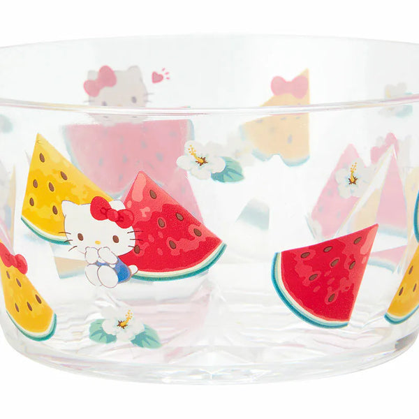 Hello Kitty Watermelon Plastic Bowl