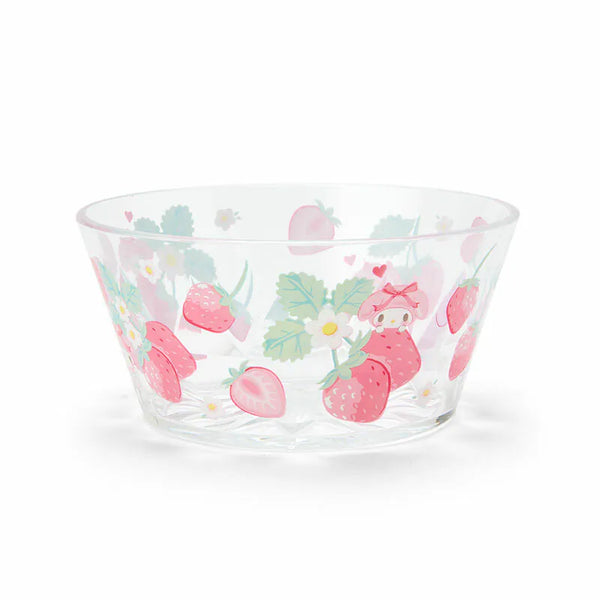 My Melody Strawberry Plastic Bowl