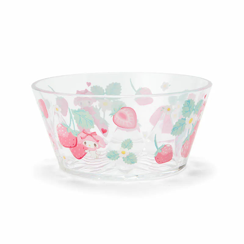 My Melody Strawberry Plastic Bowl