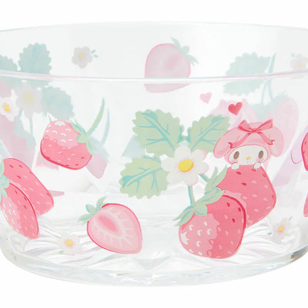 My Melody Strawberry Plastic Bowl