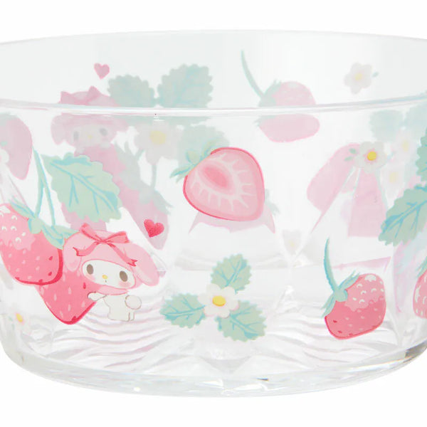 My Melody Strawberry Plastic Bowl