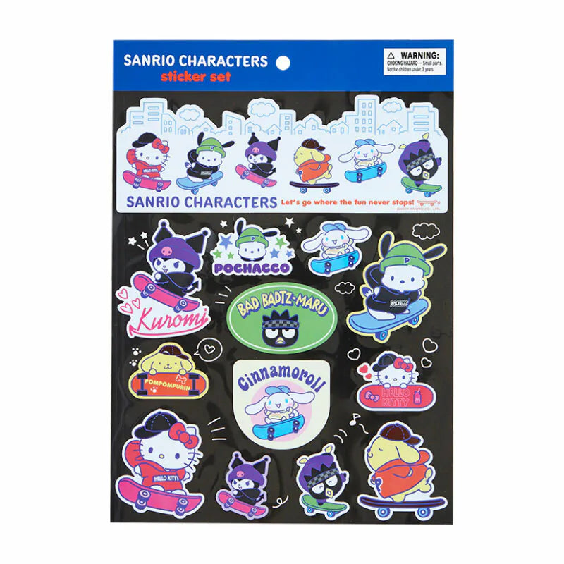 Sanrio Characters Skateboard Stickers