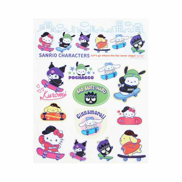 Sanrio Characters Skateboard Stickers