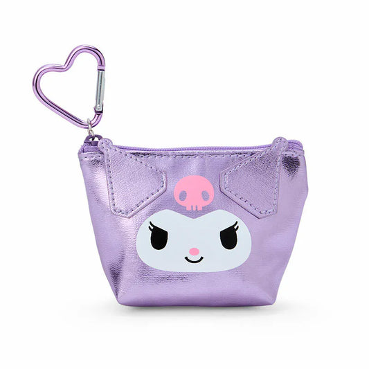 Kuromi Mini Metallic Zipper Pouch