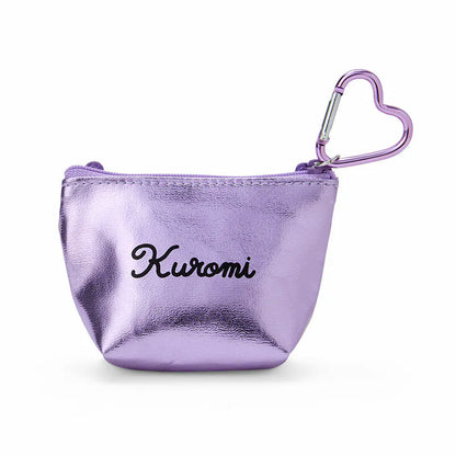 Kuromi Mini Metallic Zipper Pouch