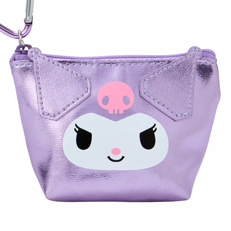 Kuromi Mini Metallic Zipper Pouch