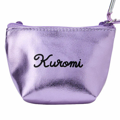 Kuromi Mini Metallic Zipper Pouch
