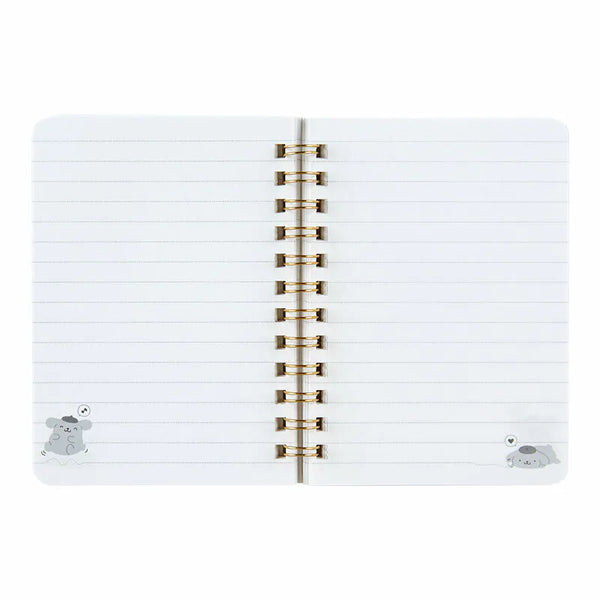 Pompompurin Checkered B7 Compact Ruled Notebook