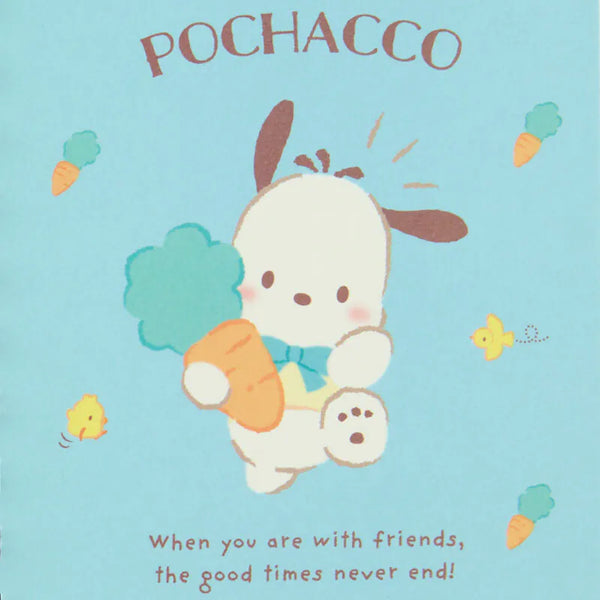 Pochacco Carrot B7 Compact Ruled Notebook