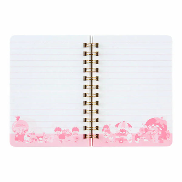 Sanrio Characters Fruit Shop B7 Compact Ruled Notebook