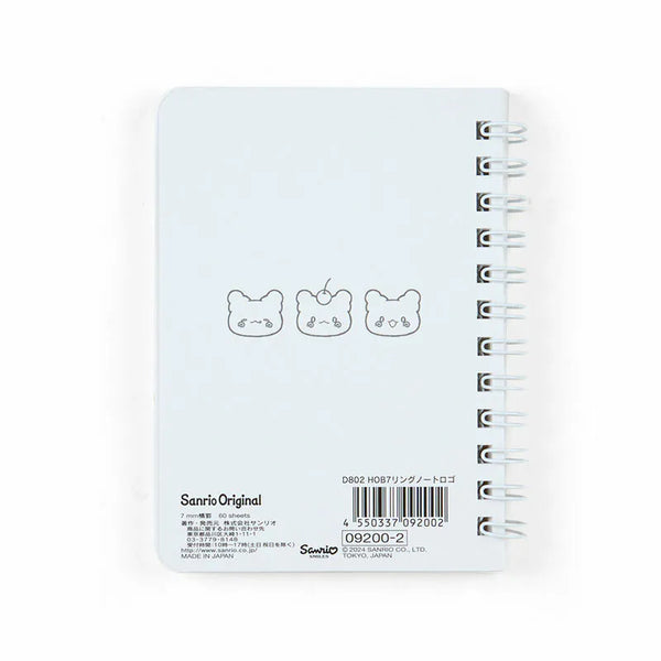 Hanamaruobake Logo B7 Compact Ruled Notebook